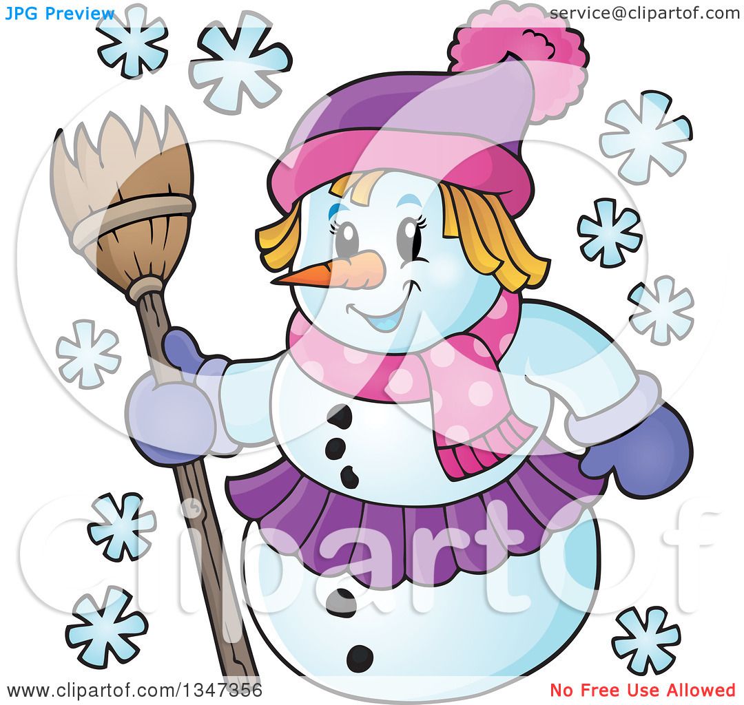 snow woman clipart - photo #25