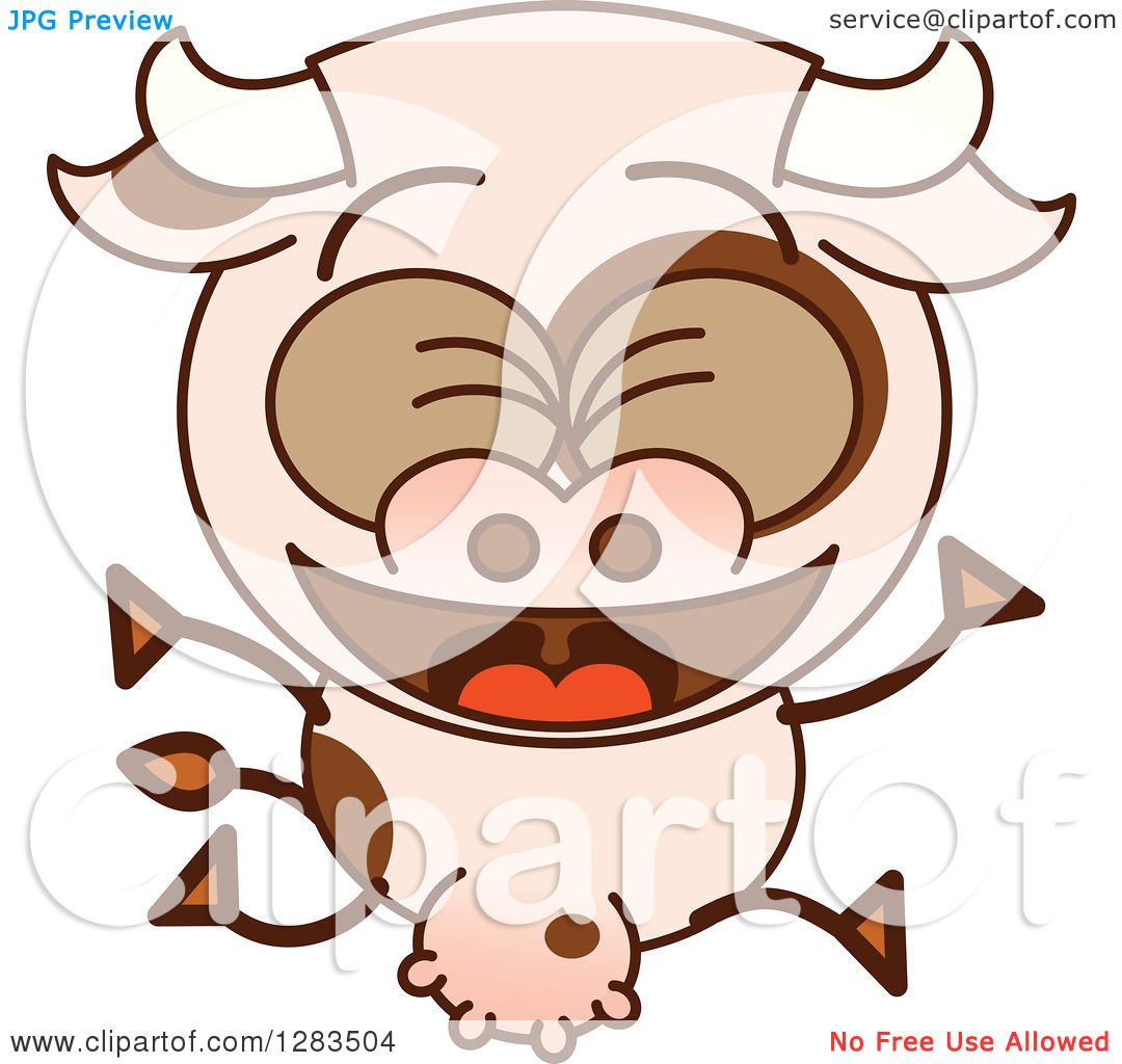 cow jumping clipart - photo #23