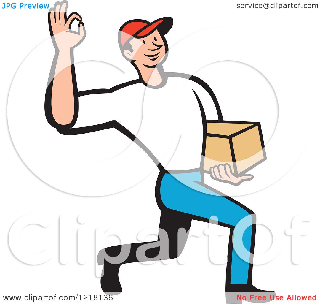 delivery man clipart - photo #22