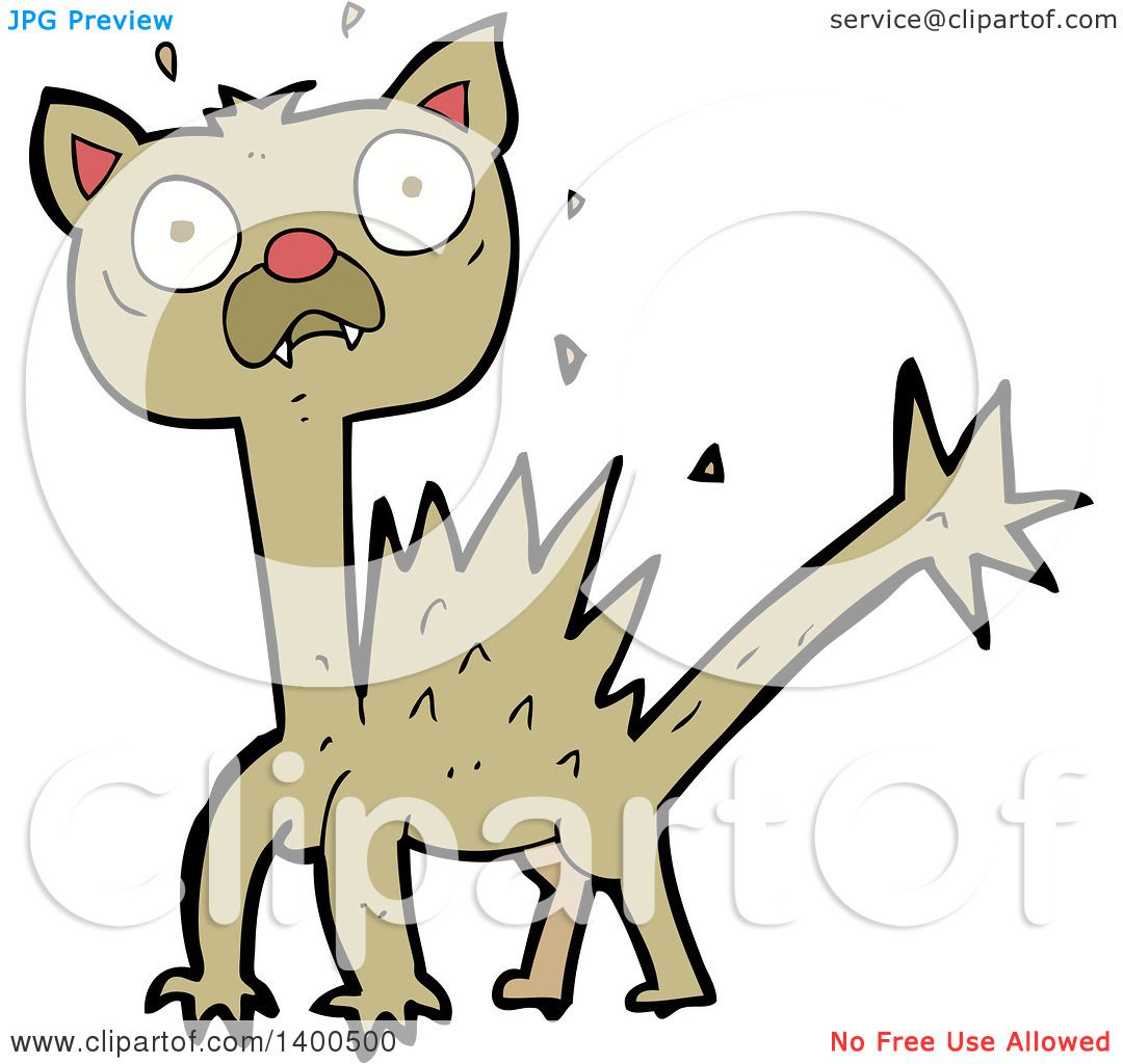 clipart scared cat - photo #31