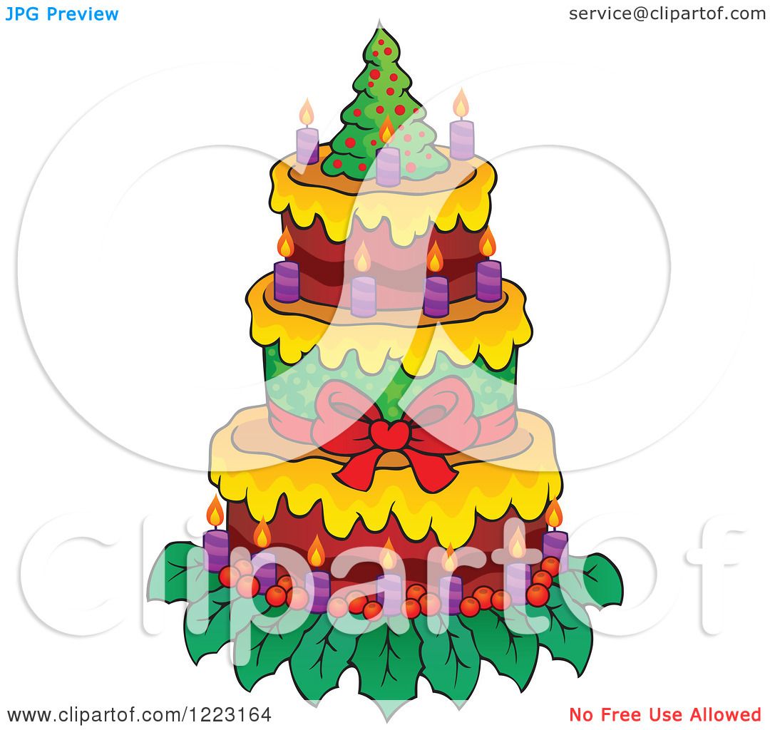 clip art christmas cake - photo #38