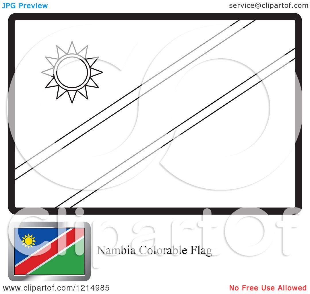 namibia flag coloring pages - photo #15