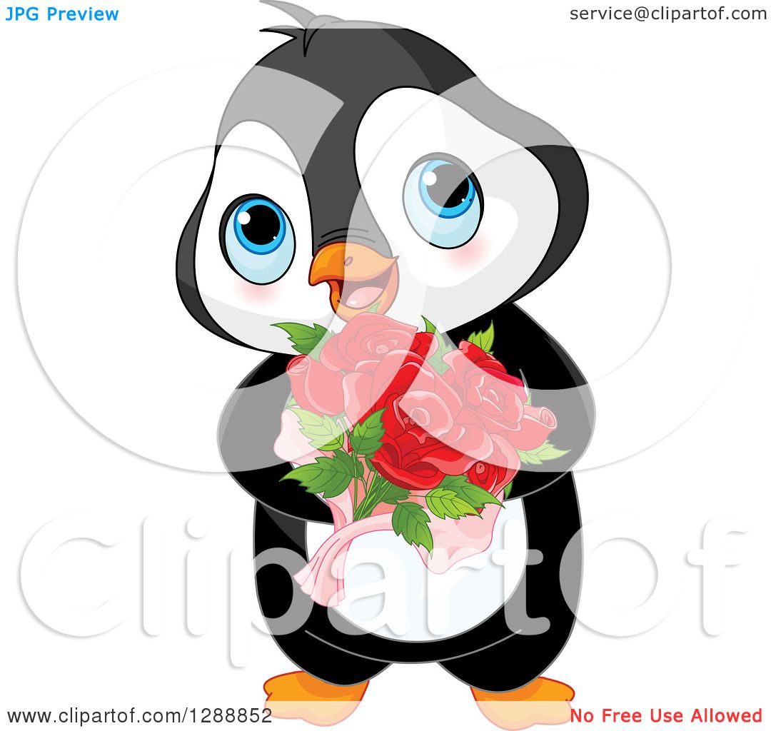 penguin valentine clipart - photo #24