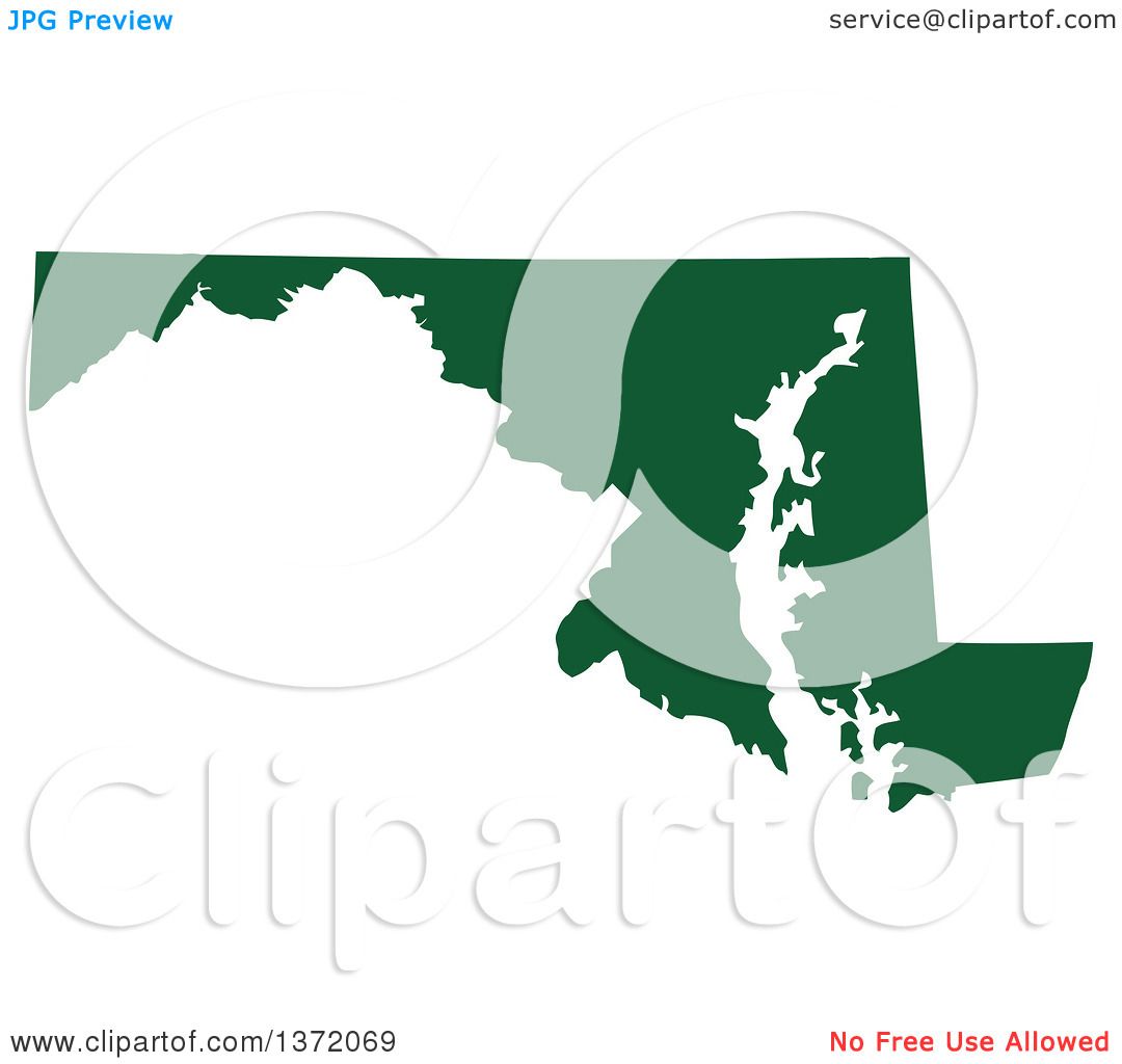 clipart map of maryland - photo #18