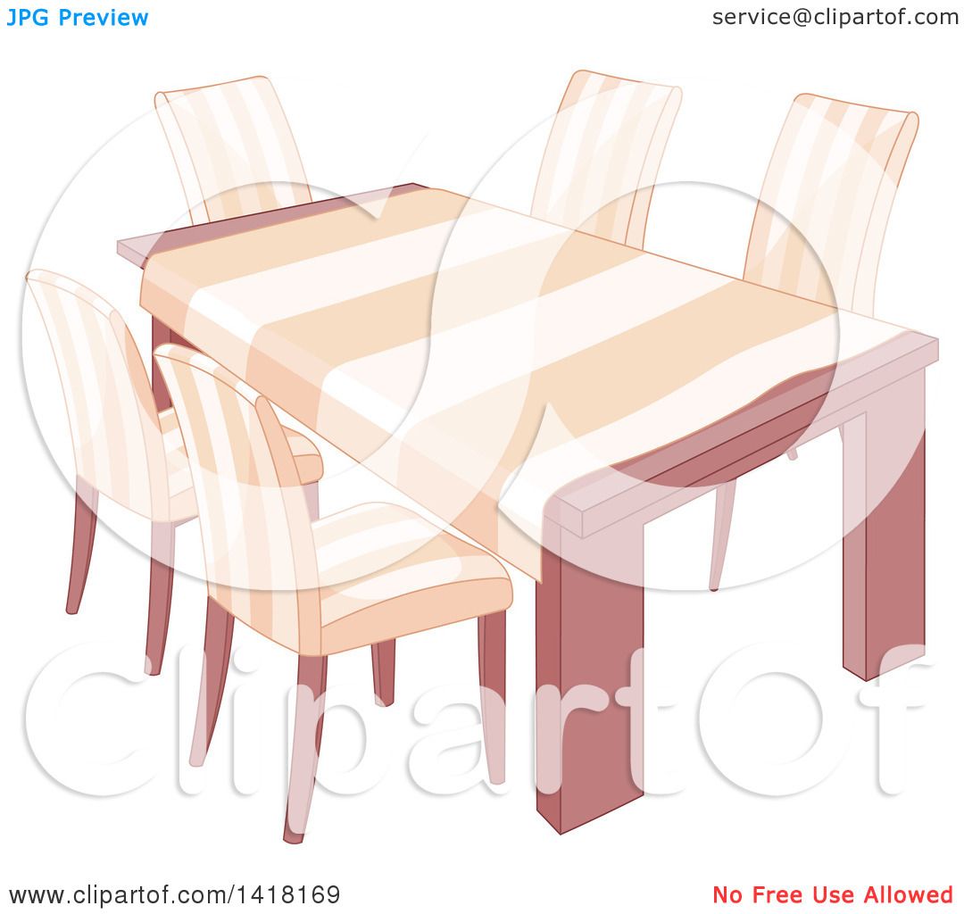 clipart dining room table - photo #33