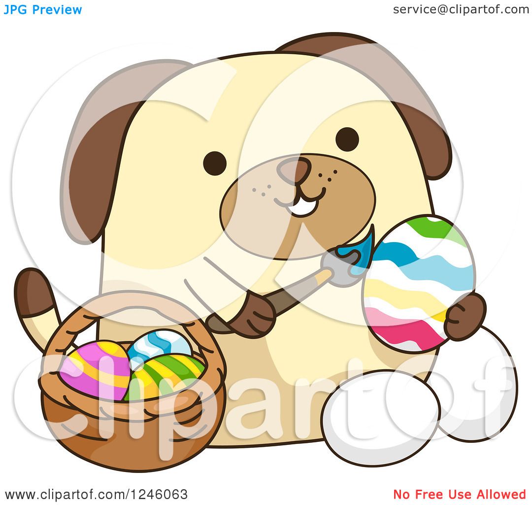 easter dog clipart - photo #10