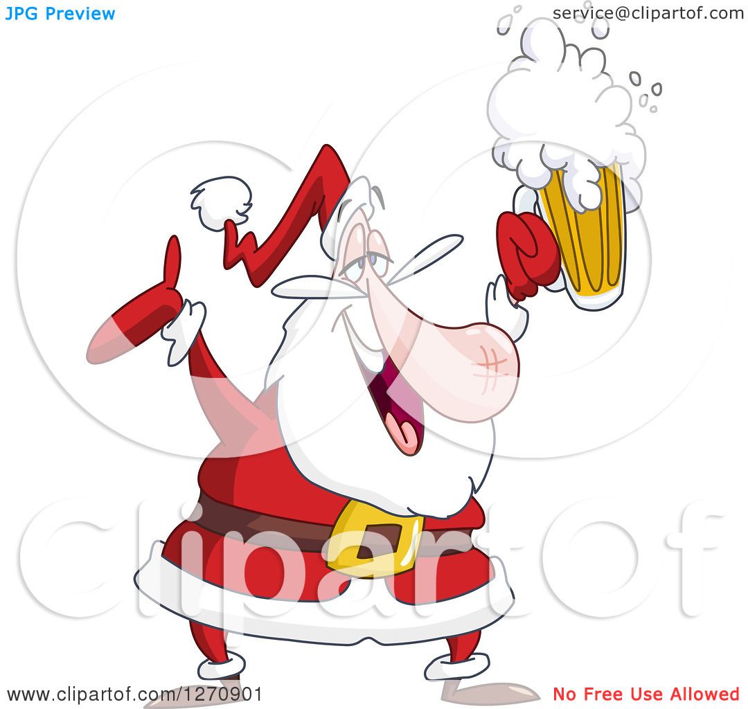 christmas clipart drunk santa - photo #16