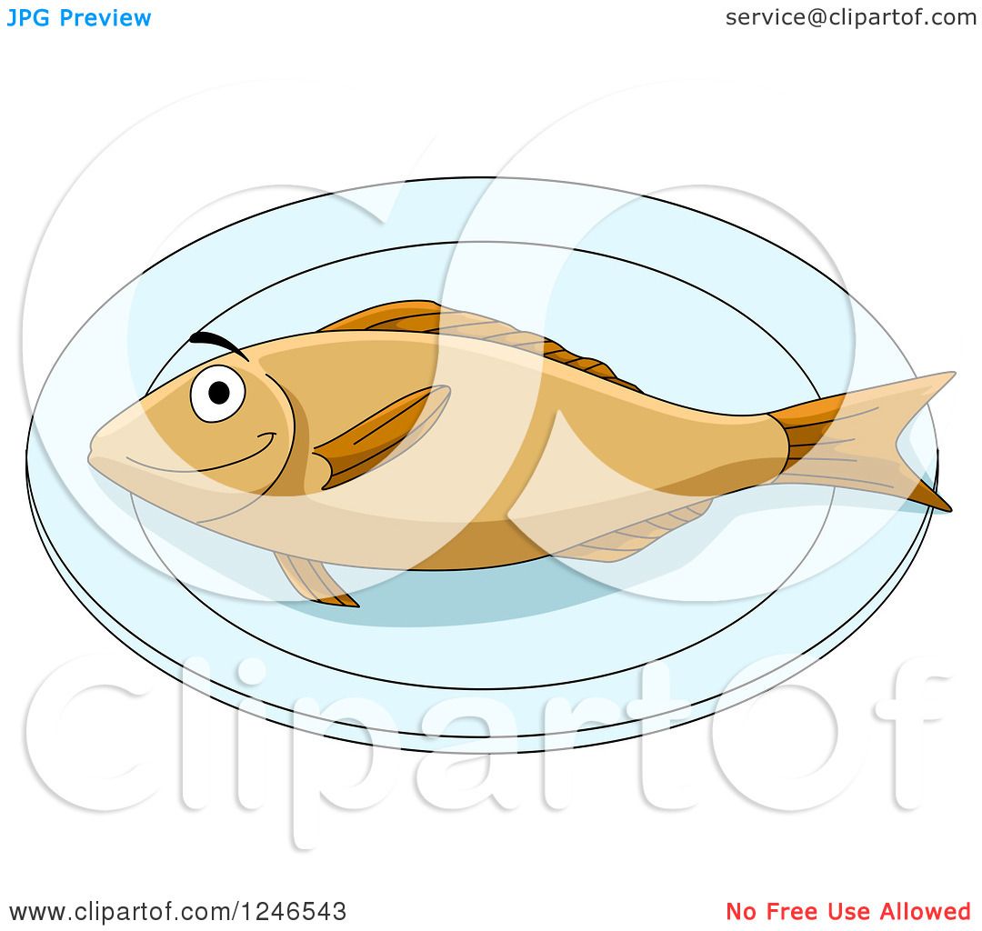 fish plate clipart - photo #9