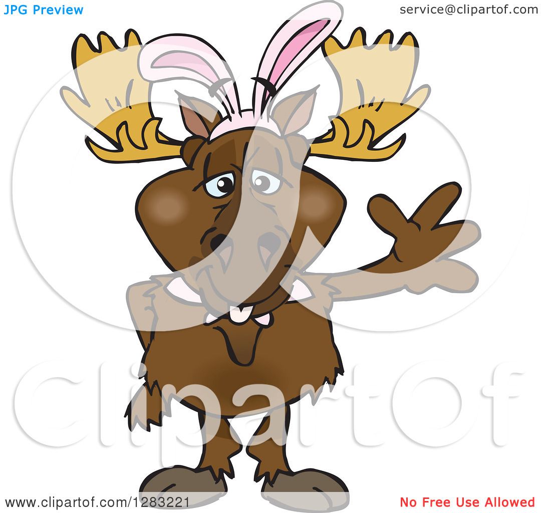 easter moose clipart - photo #3