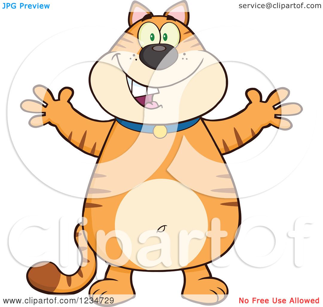 ginger cat clipart - photo #43