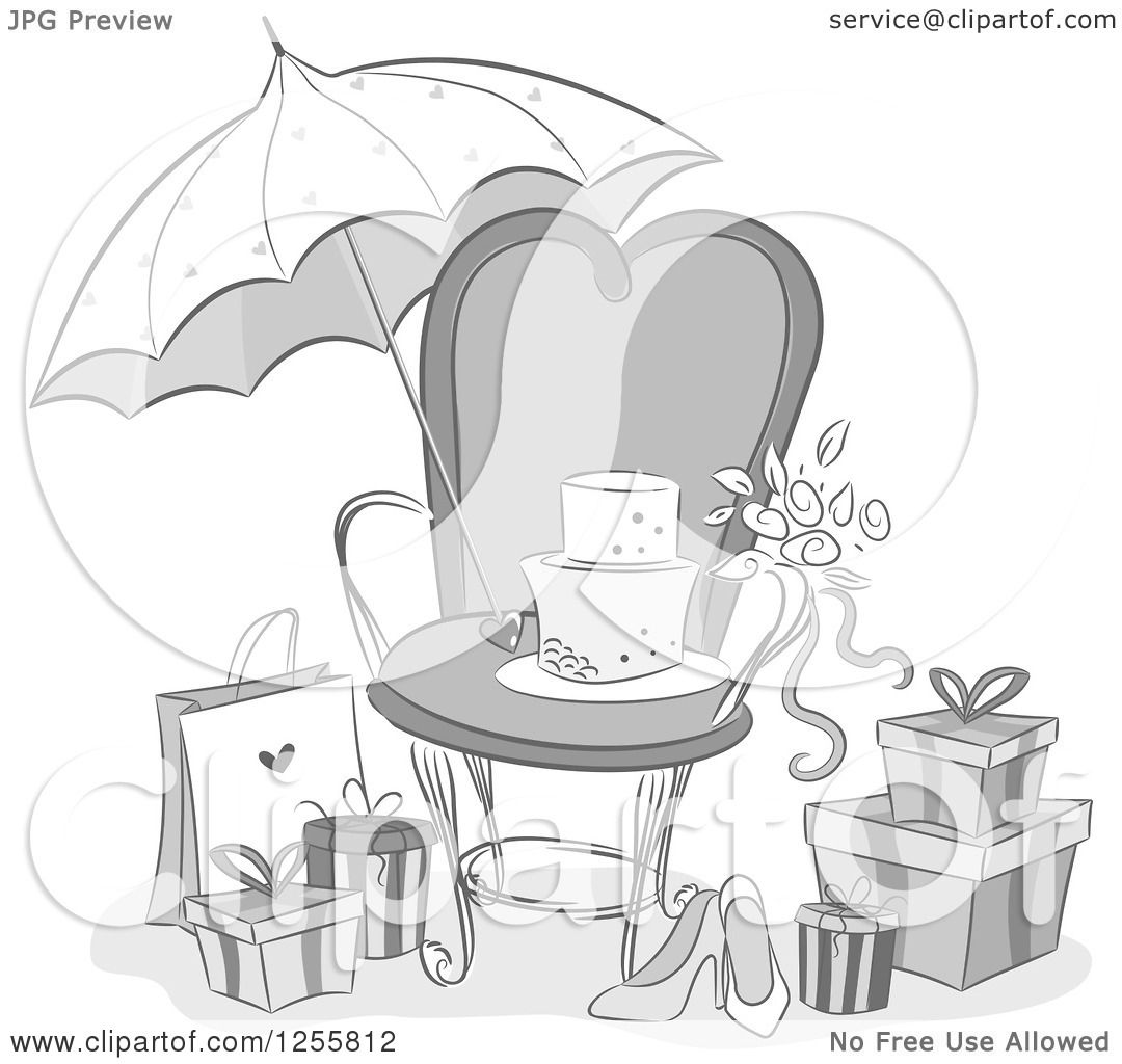 clip art bridal shower umbrella - photo #34