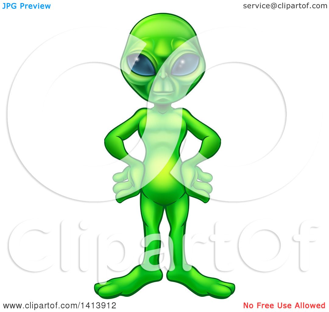 green alien clipart - photo #32