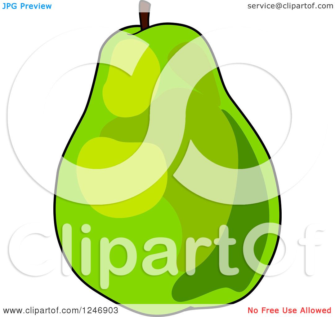 green pear clip art - photo #42