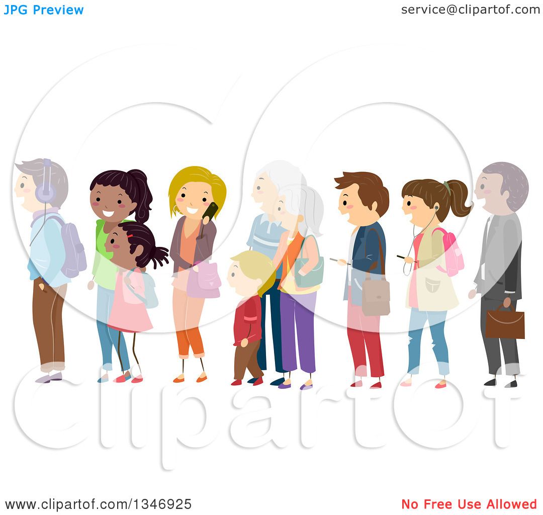 clipart waiting in line - photo #25