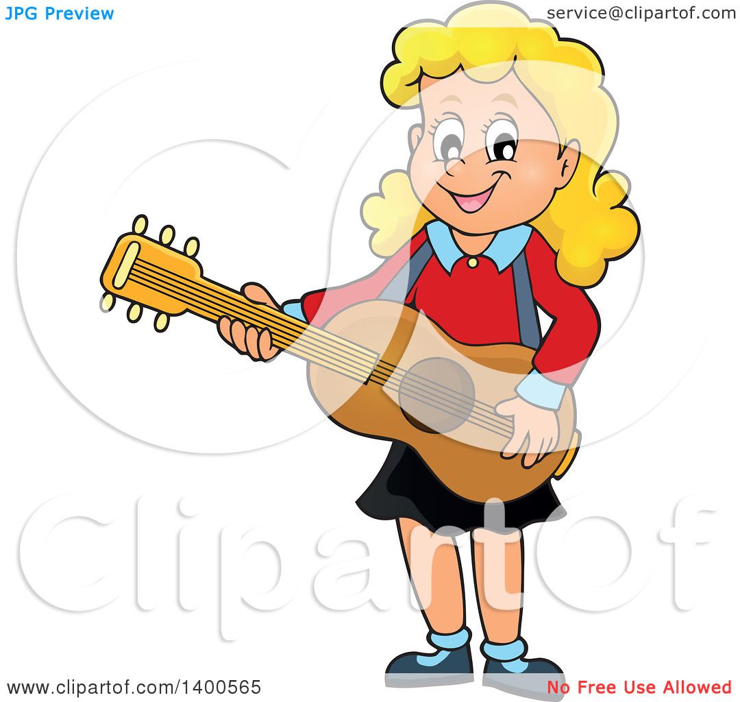 girl playing guitar clipart - photo #17