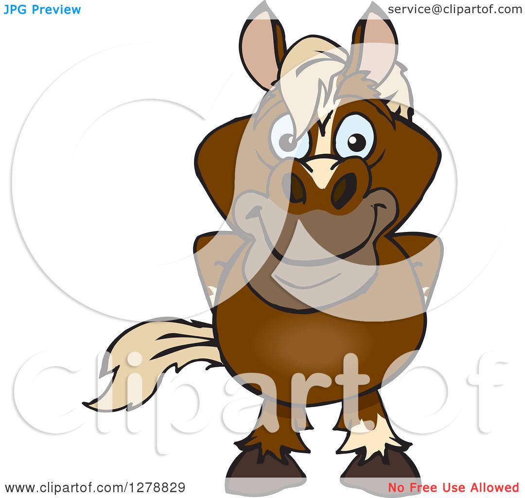 clipart of horse standing - photo #46