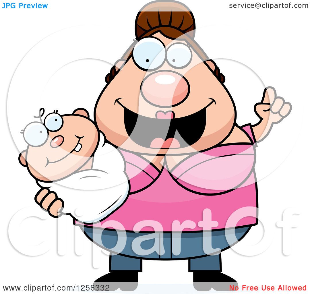 mother holding baby clipart free - photo #42