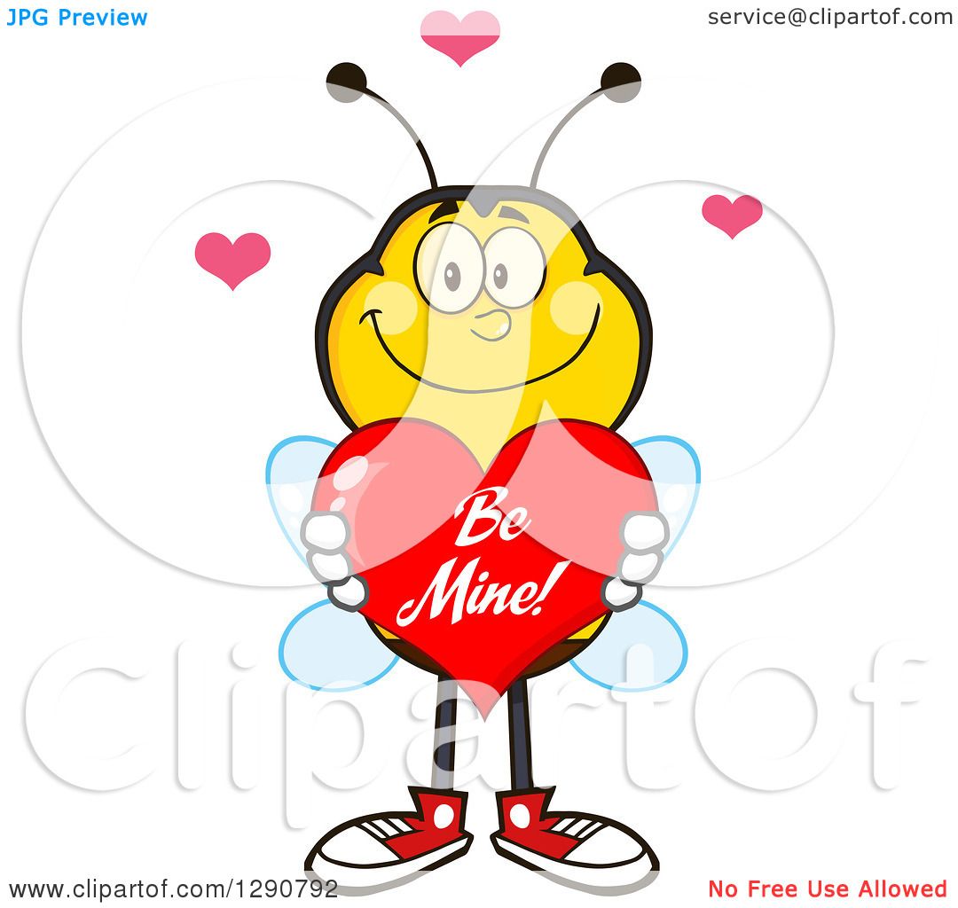 bee valentine clip art - photo #21