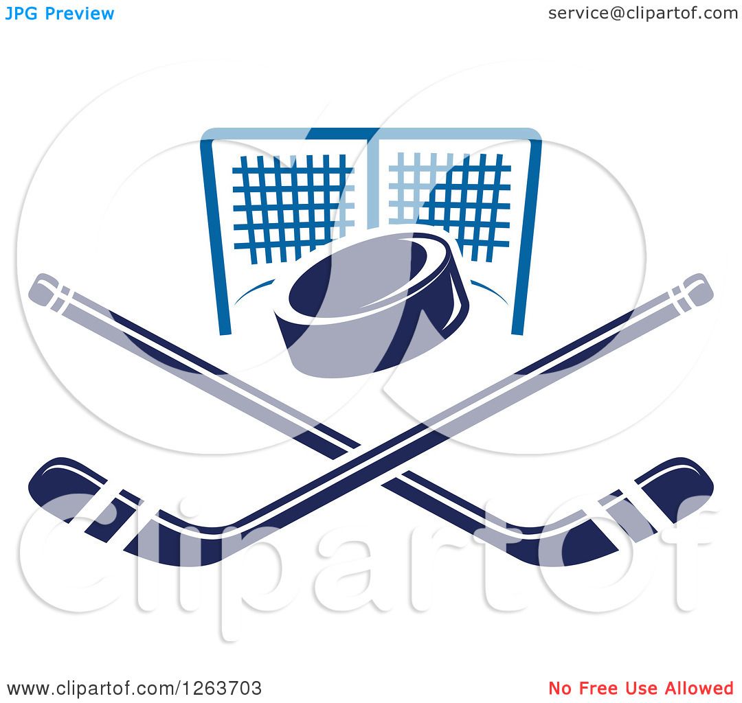 hockey net clipart - photo #41