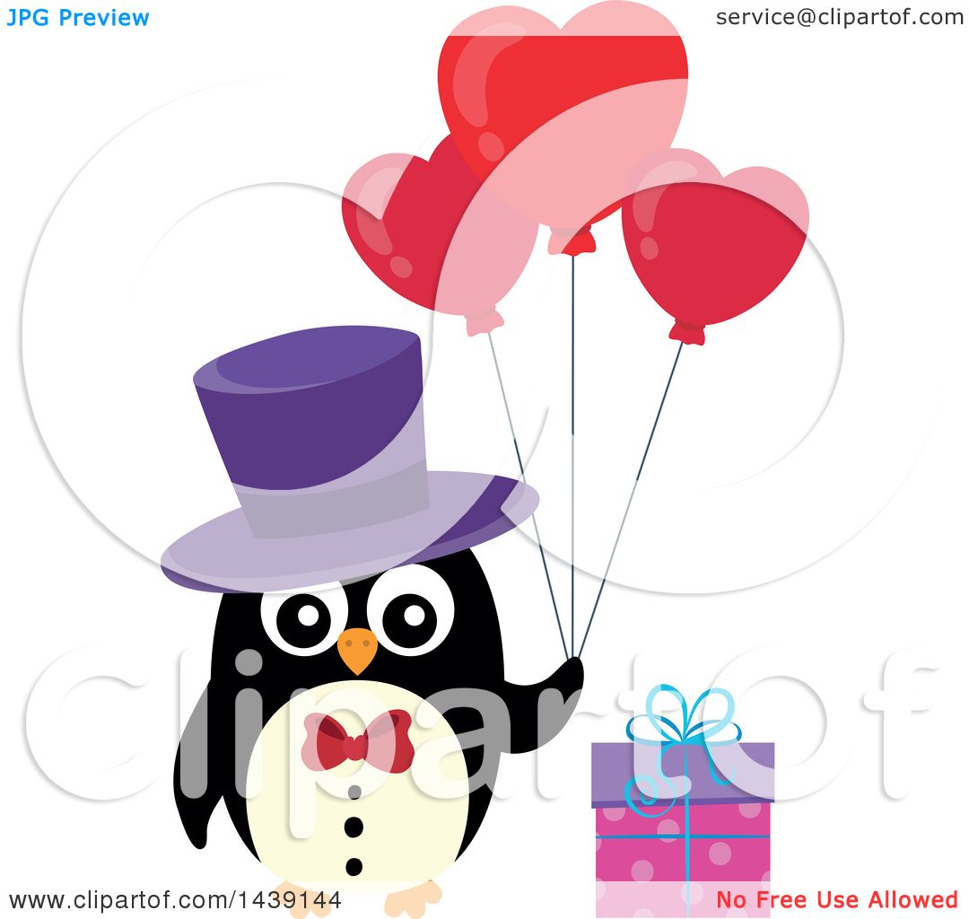 penguin valentine clipart - photo #47