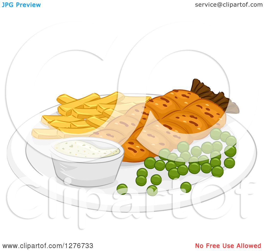 clipart of fish and chips - photo #31