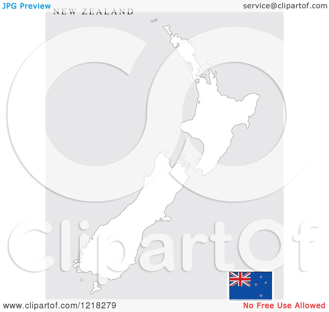 clipart map of new zealand - photo #19