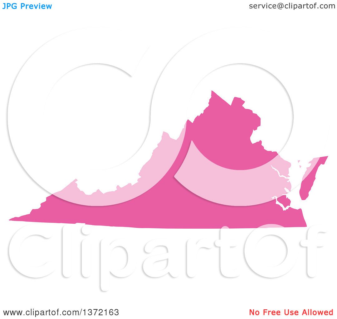 clipart map of virginia - photo #24