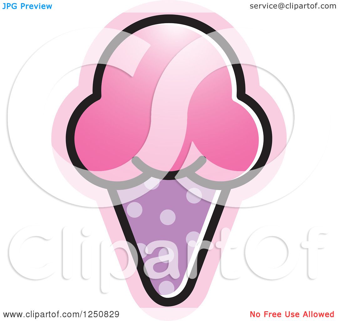 pink ice cream clipart - photo #26