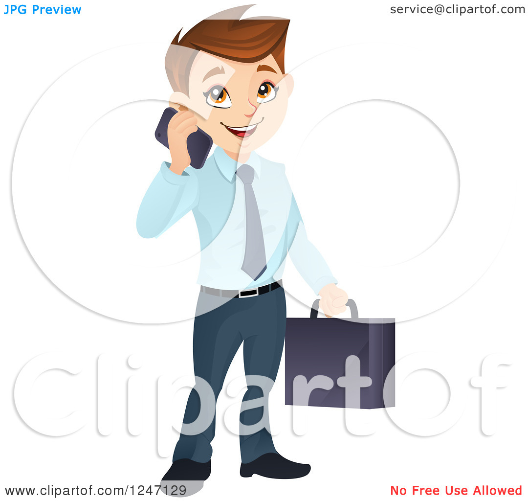clipart man talking on phone - photo #29