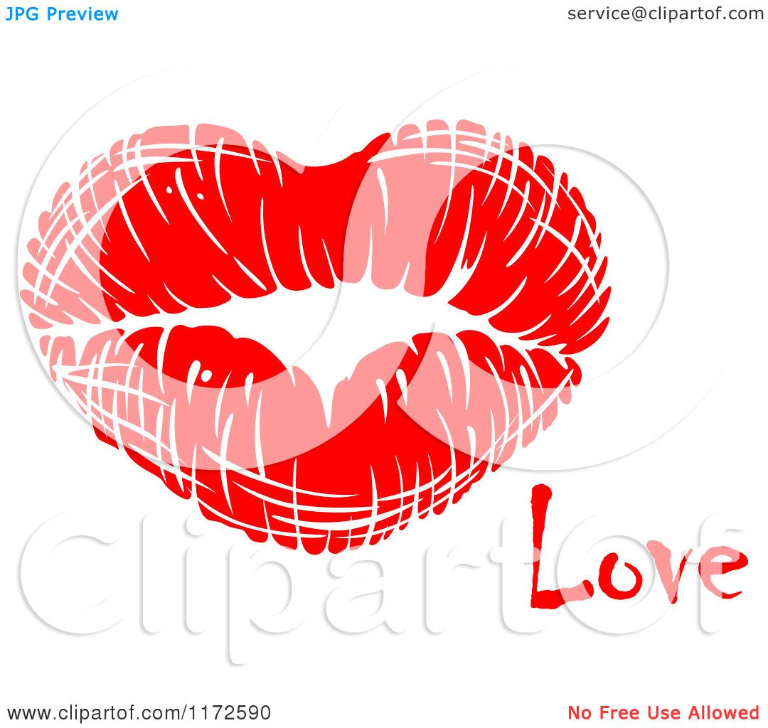 clipart red lipstick kiss - photo #14