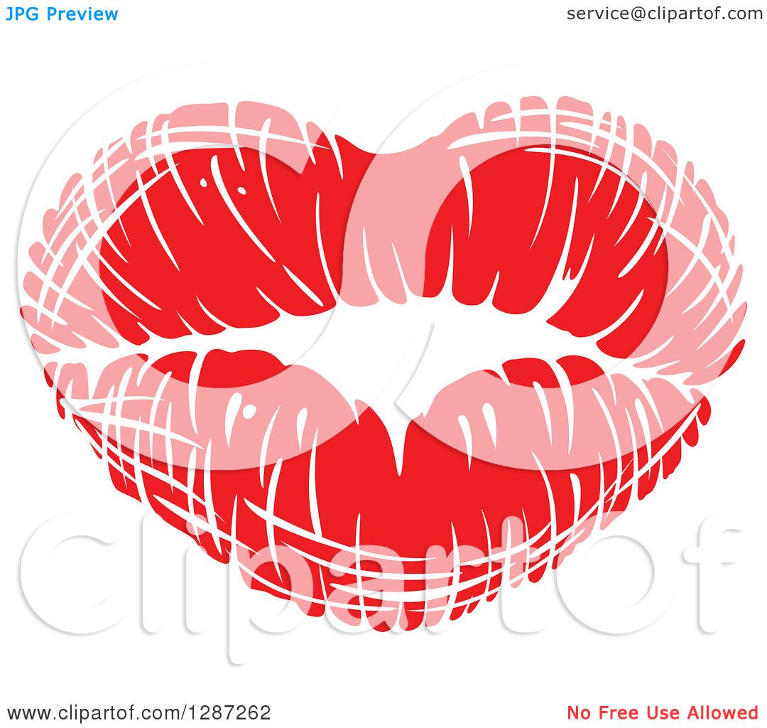clipart red lipstick kiss - photo #35