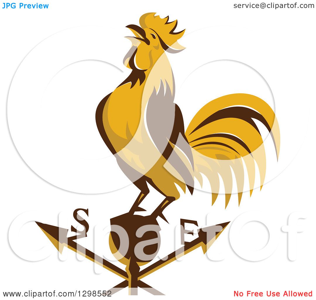 rooster weathervane clipart - photo #49