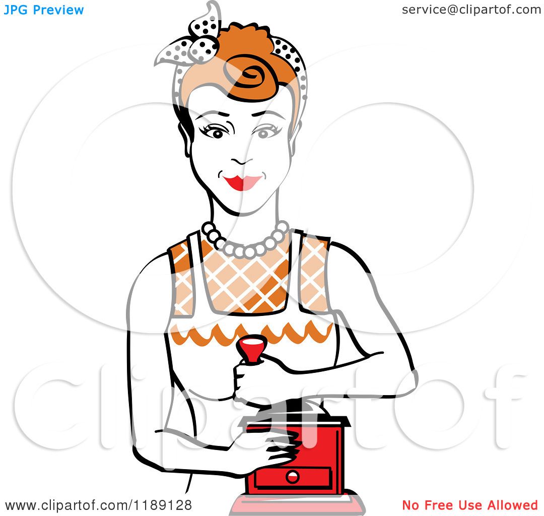 vintage housewife clipart - photo #48
