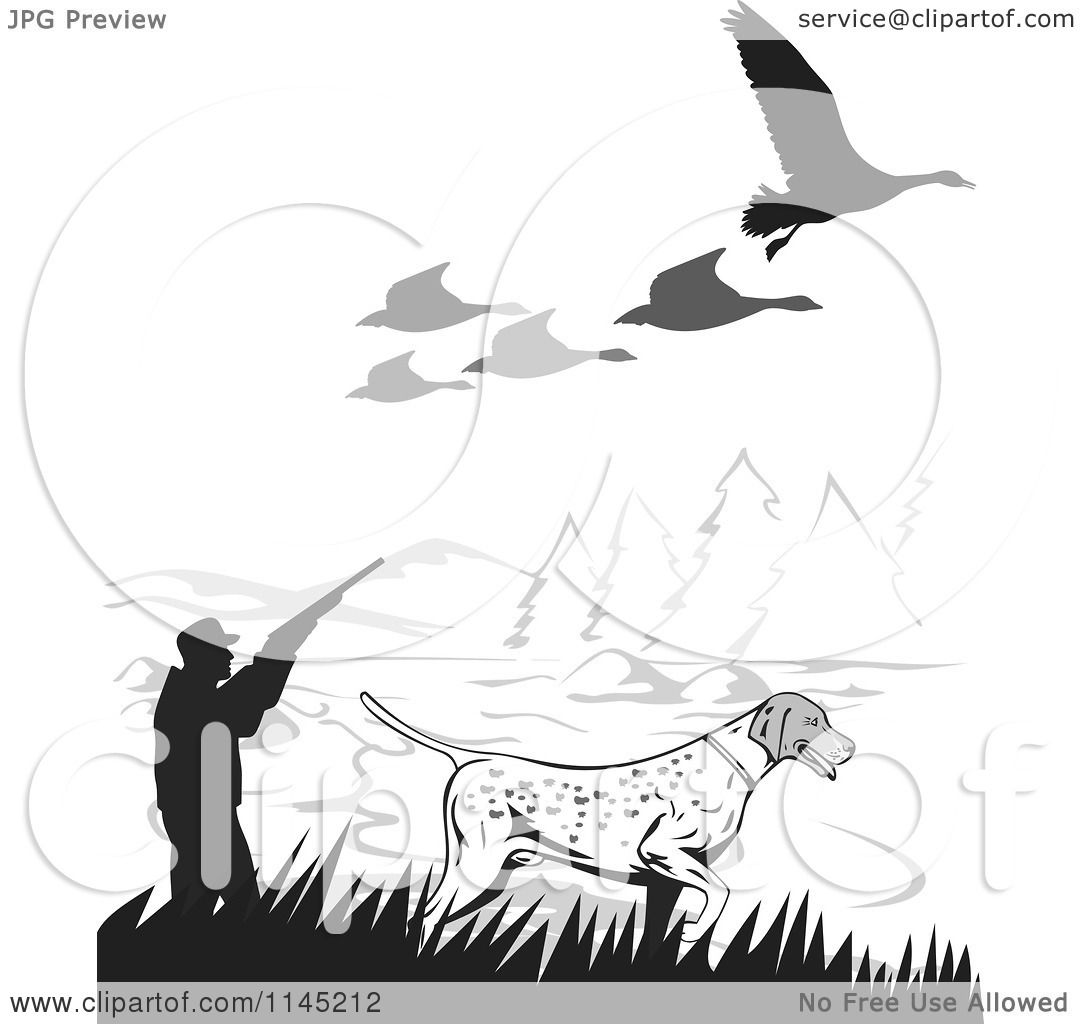 goose hunting clipart - photo #23