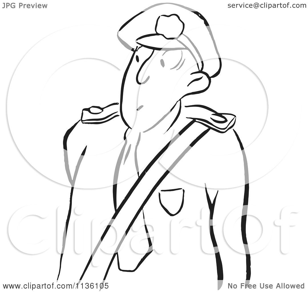 security guard clipart black and white - photo #7