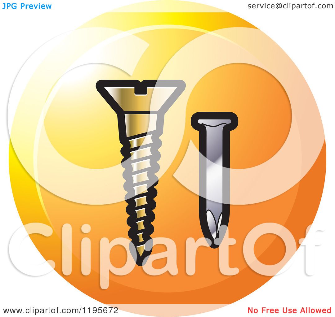 clipart of screws and nails - photo #11