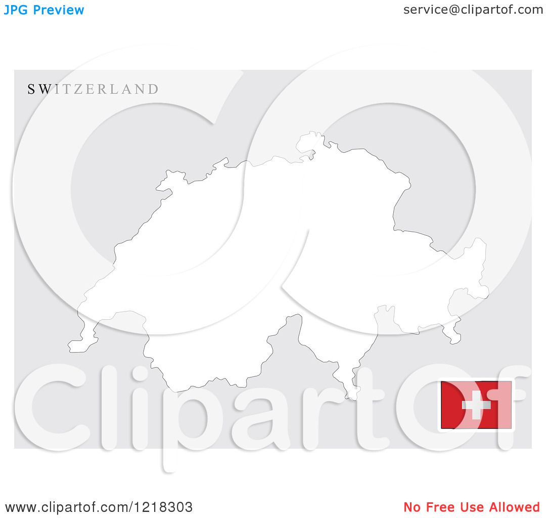 clipart map of switzerland - photo #16