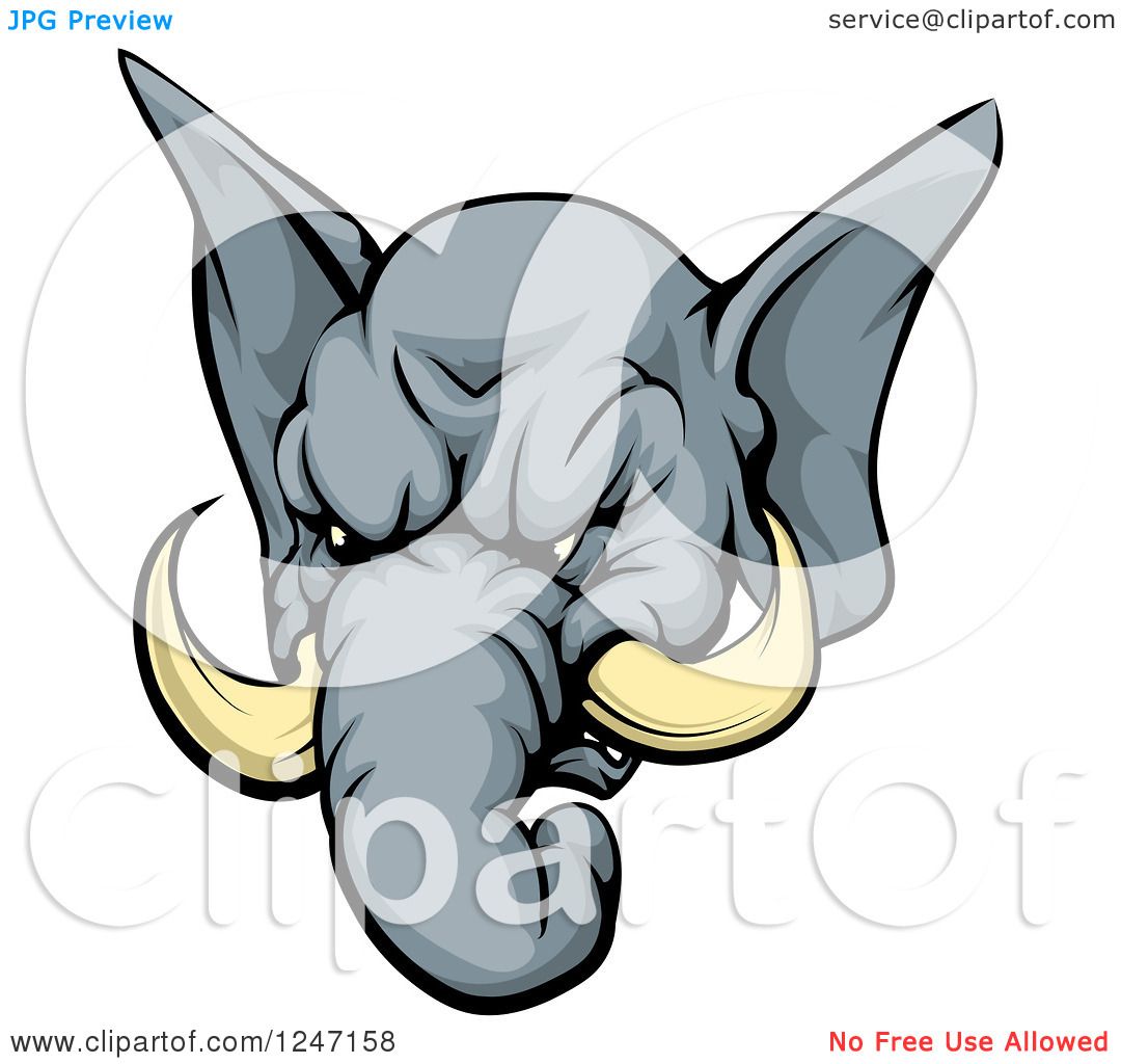 elephant mascot clipart - photo #21