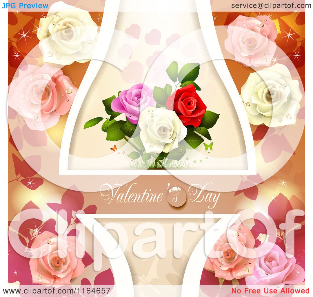 clipart of roses and hearts - photo #39