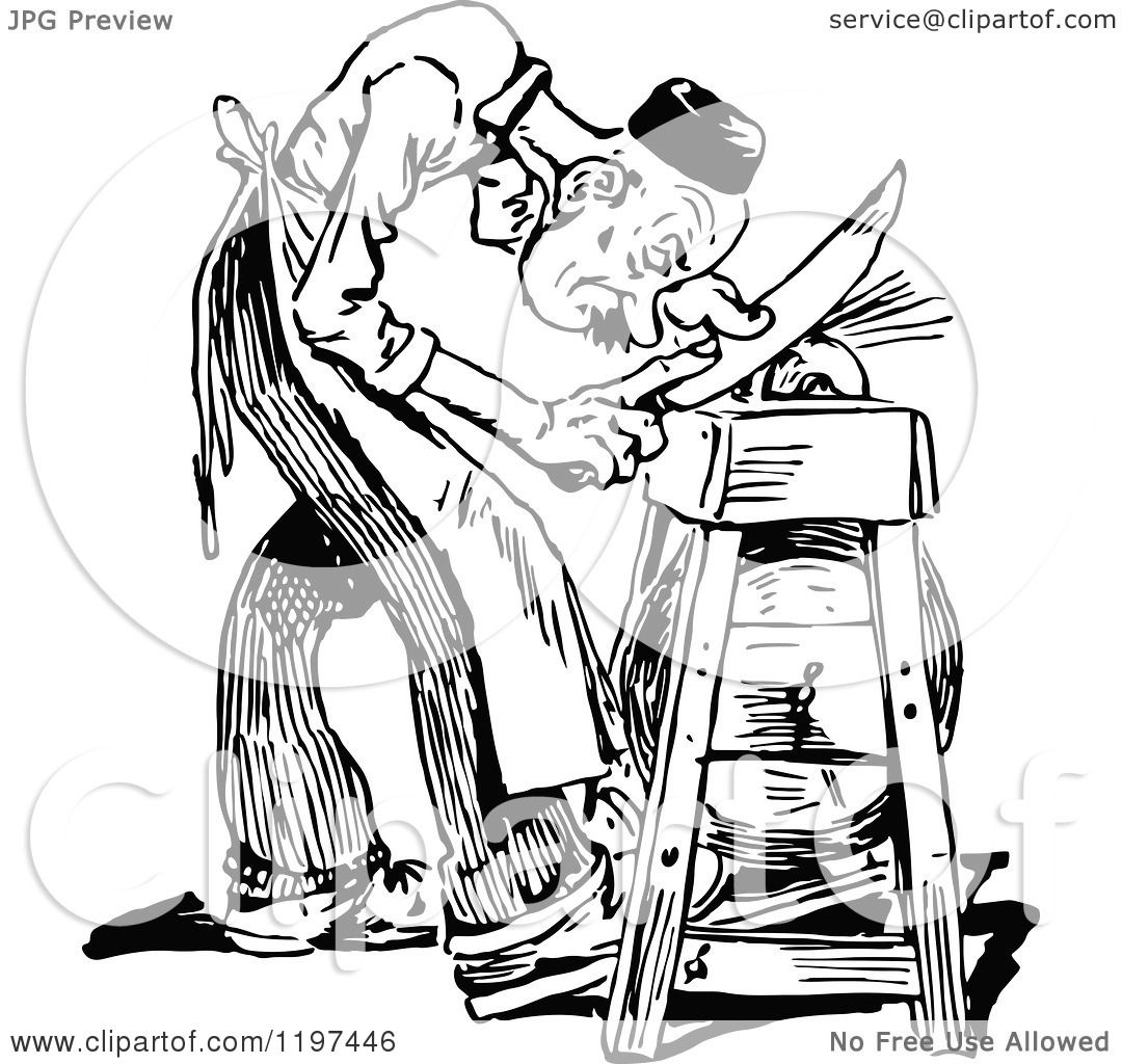 Clipart-Of-A-Vintage-Black-And-White-Man...197446.jpg