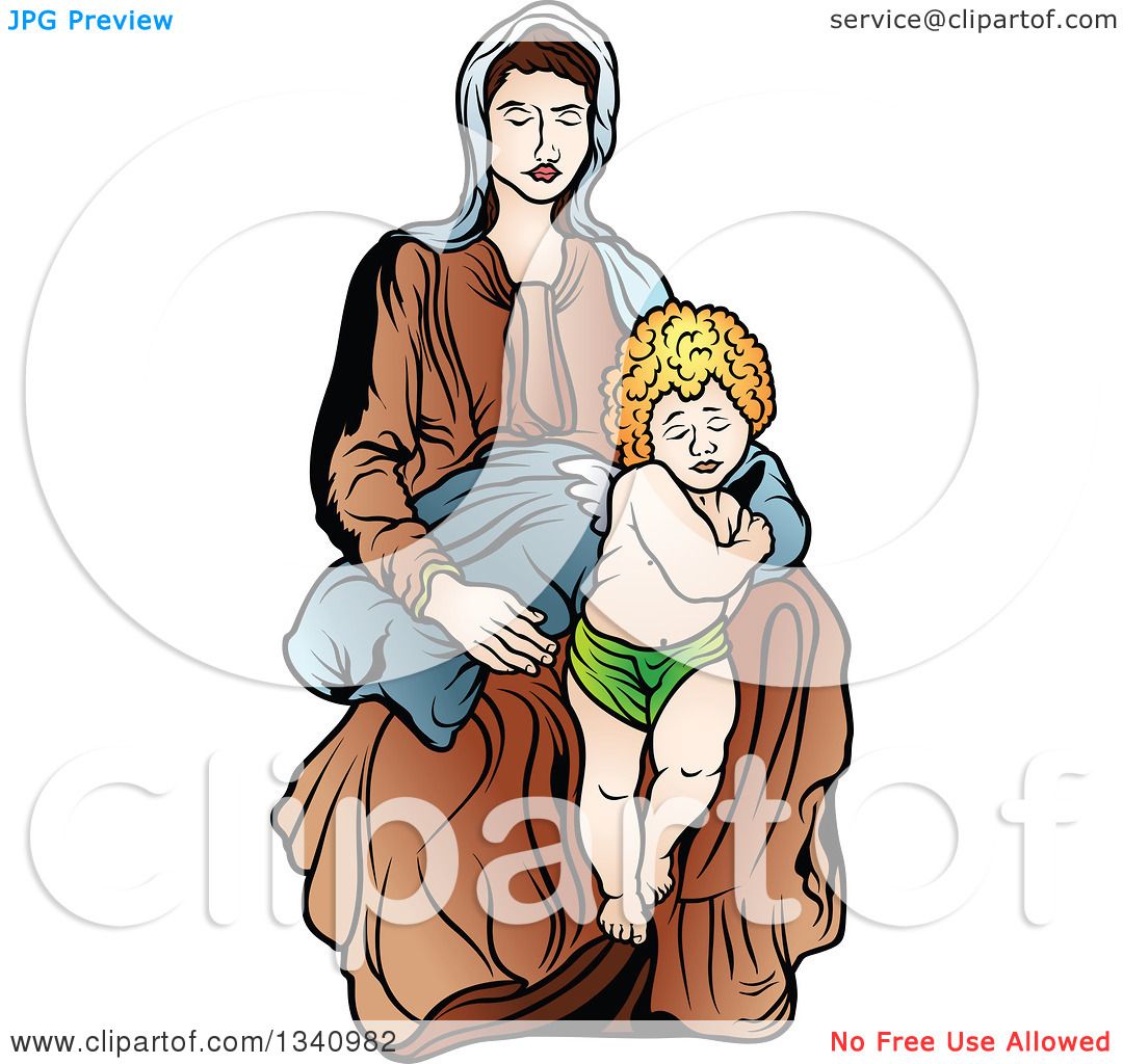 clipart images of virgin mary - photo #29