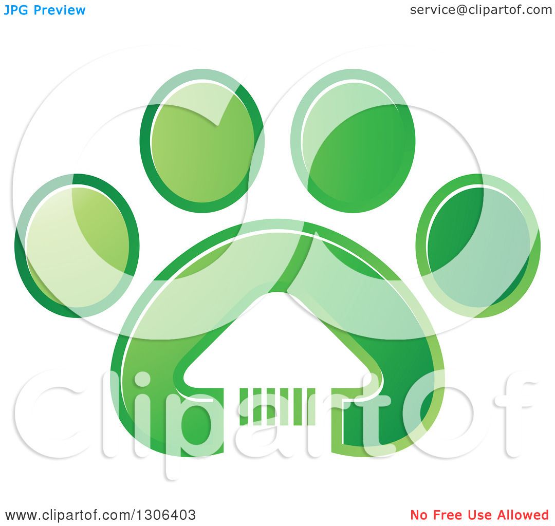 green dog clipart - photo #43