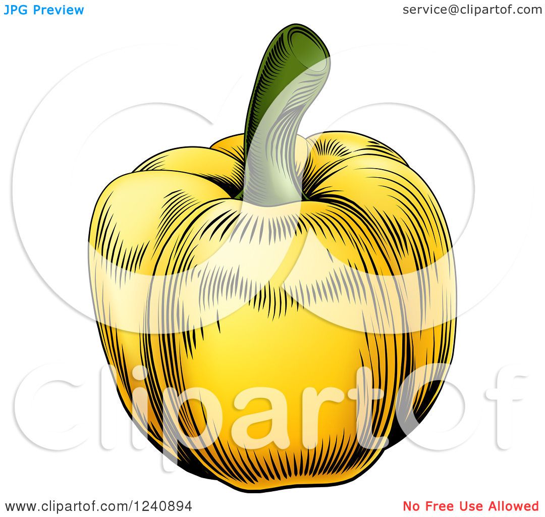 yellow pepper clipart - photo #43