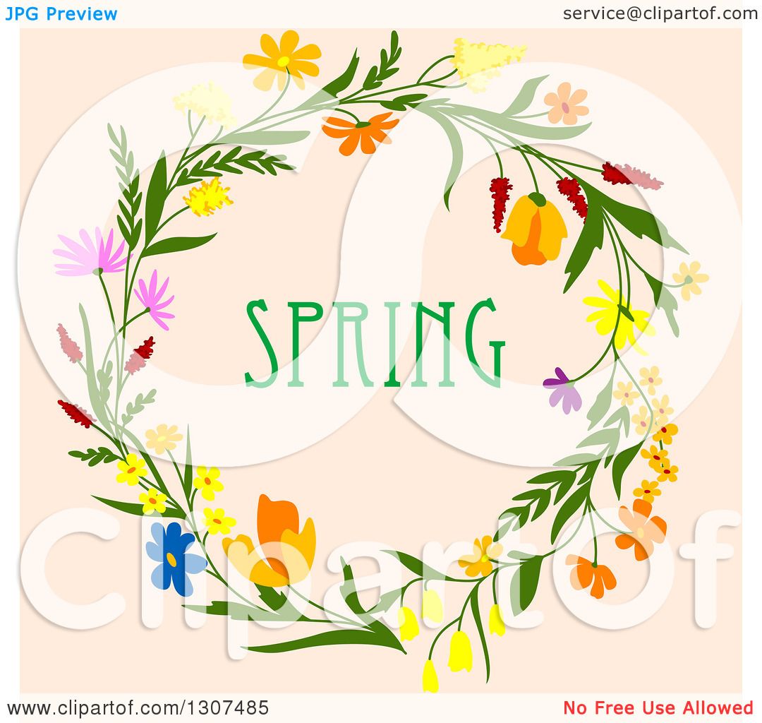 spring wreath clipart - photo #24