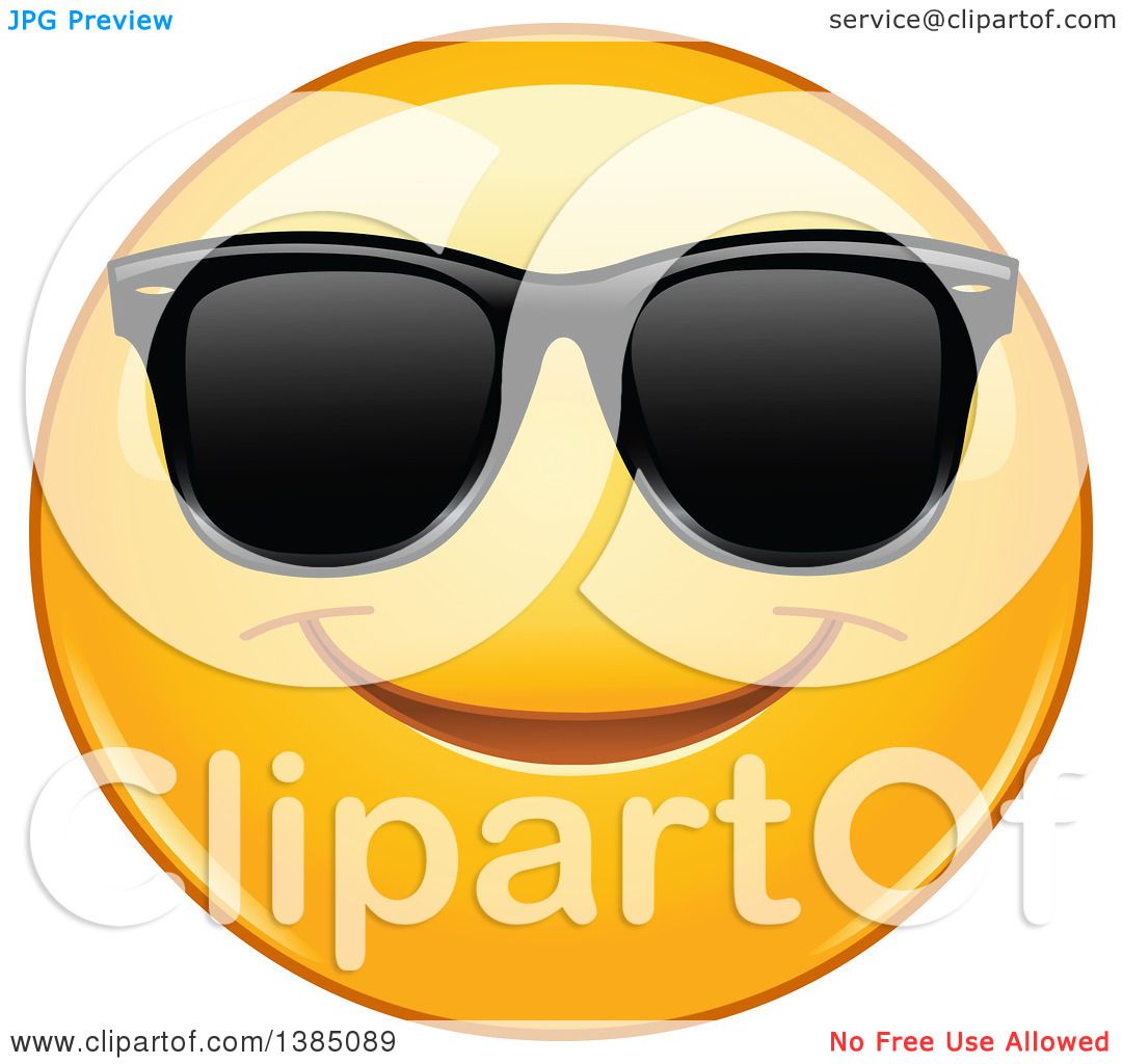 clipart smiley face with sunglasses - photo #28