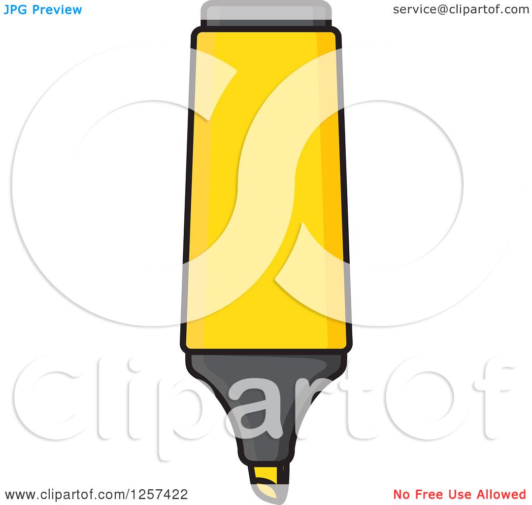 clipart yellow highlighter - photo #46
