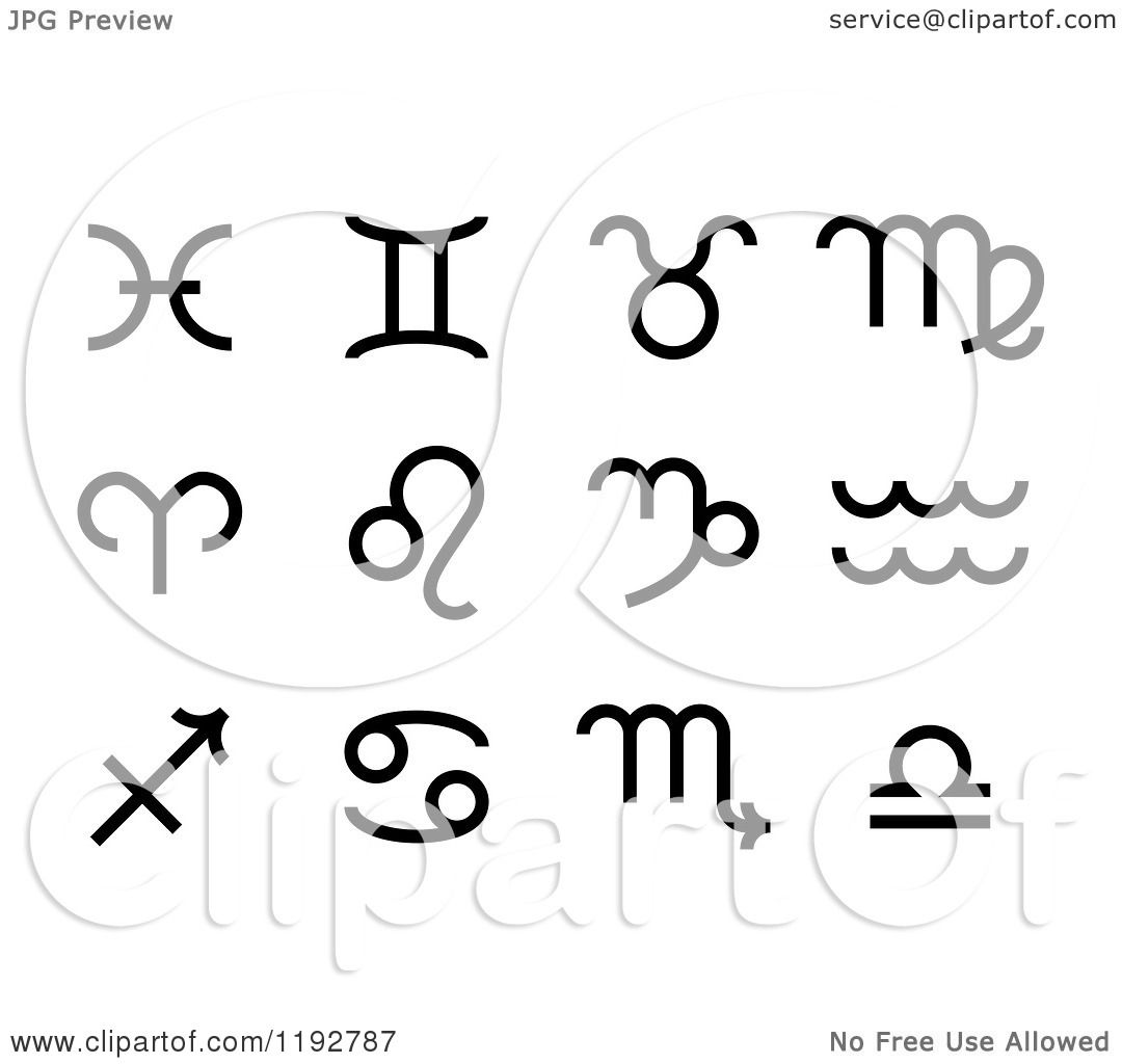 clipart of zodiac signs - photo #19