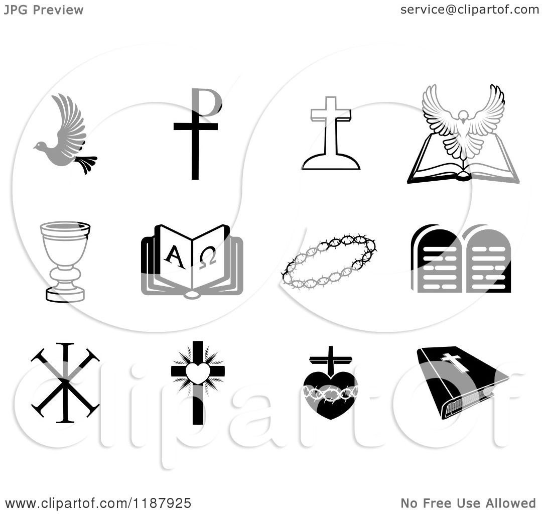 christian clipart free black and white - photo #45