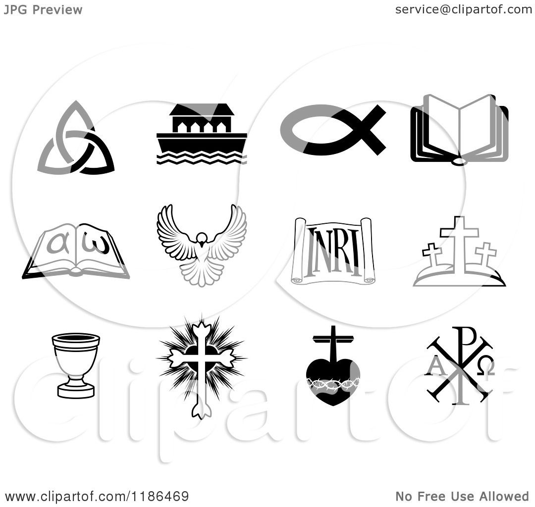 christian clipart free black and white - photo #50