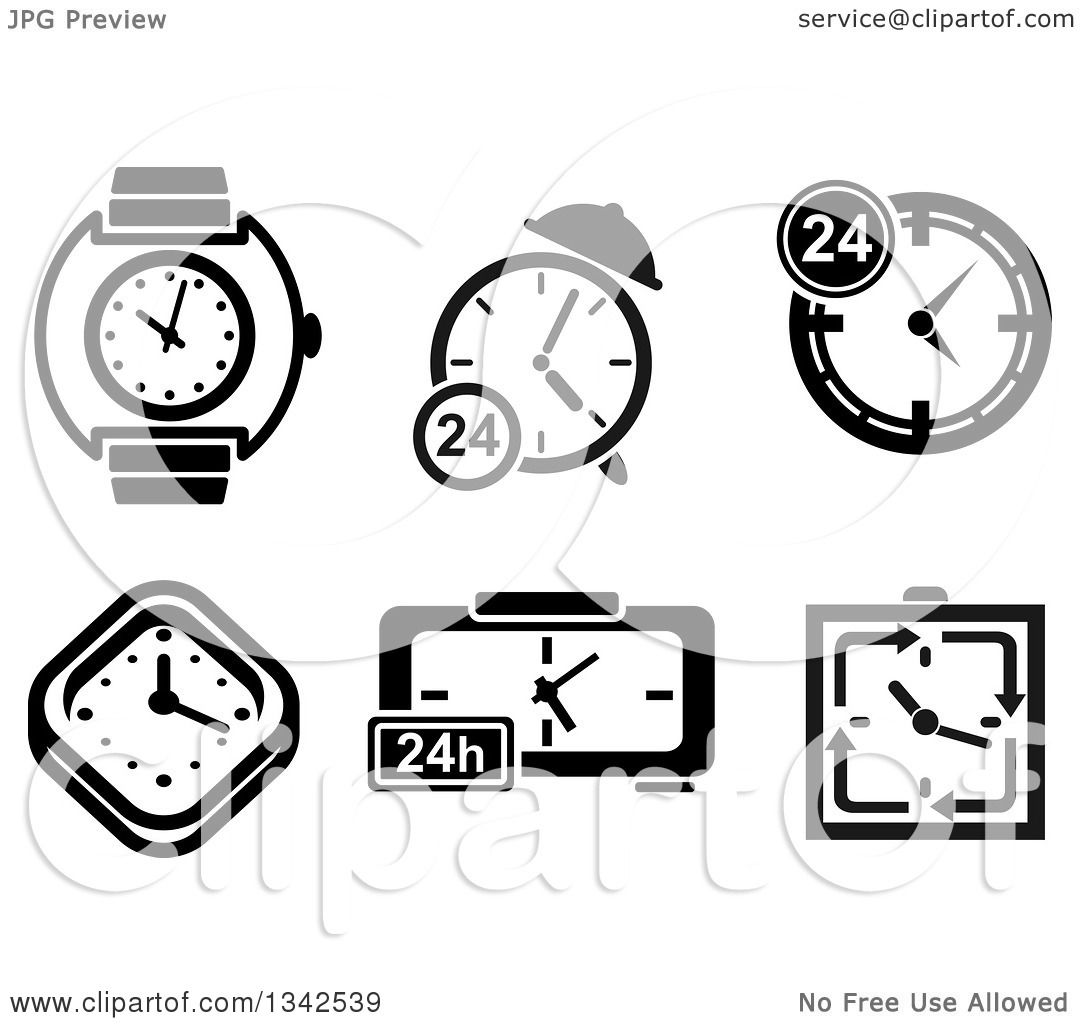 clipart of watches and clocks - photo #22
